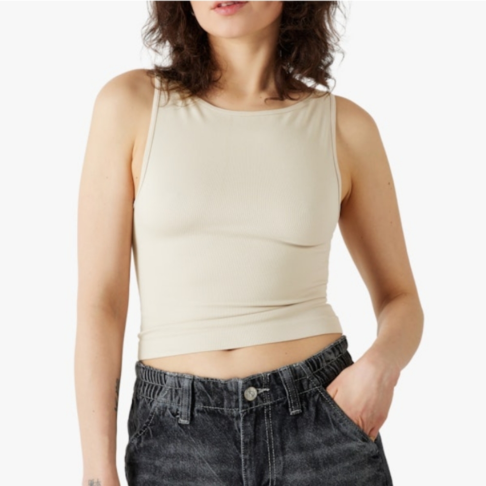 BDG Urban Outfitters Ribbed Tank 🍦 Cream